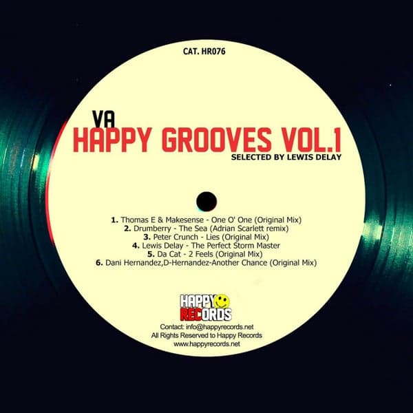 Thomas E, Makesense, Drumberry, Peter Crunch, Lewis Delay, Da Cat, Dani Hernandez, D-Hernandez — Happy Grooves Vol. 1