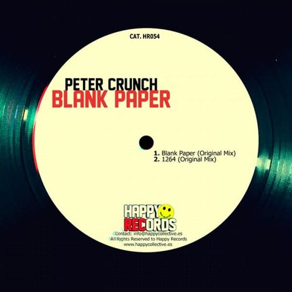 Peter Crunch — Blank Paper